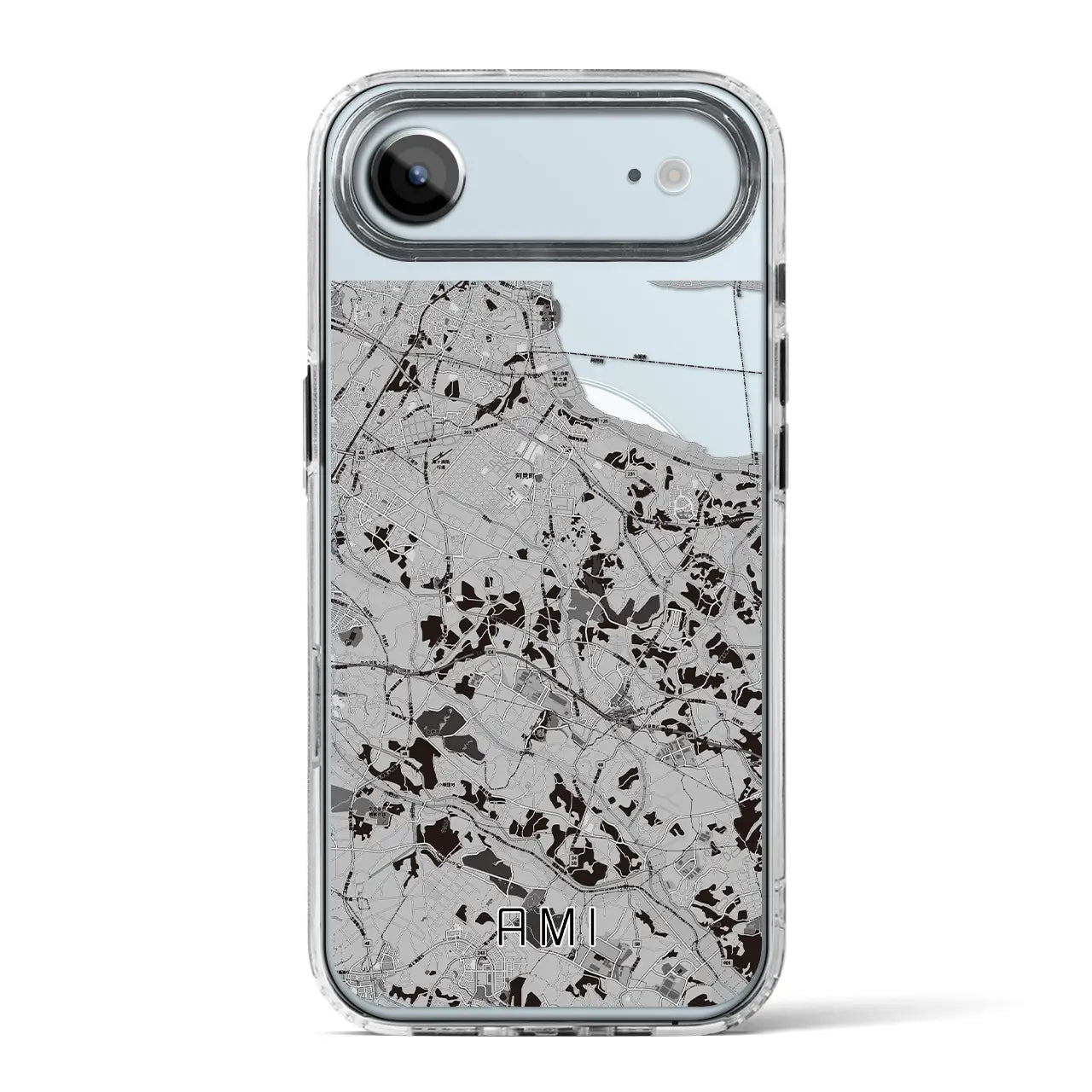 【阿見(茨城県)】地図柄iPhoneケース(MagSafeタイプ)