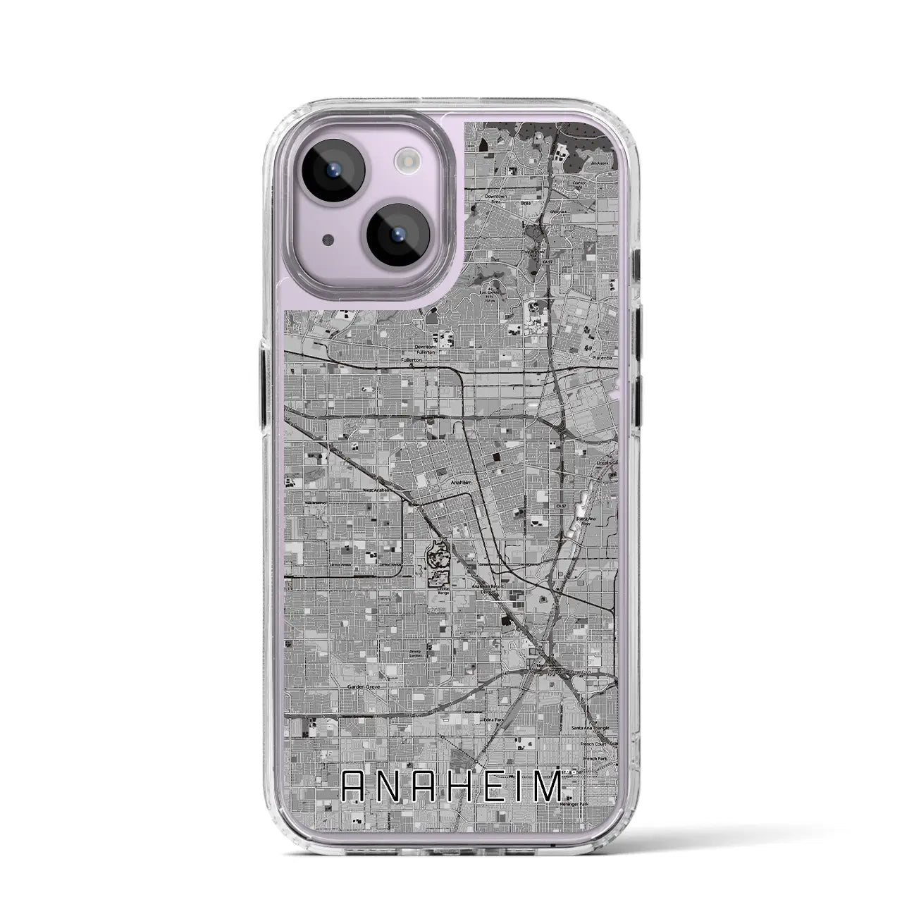 【アナハイム(アメリカ)】地図柄iPhoneケース(MagSafeタイプ)