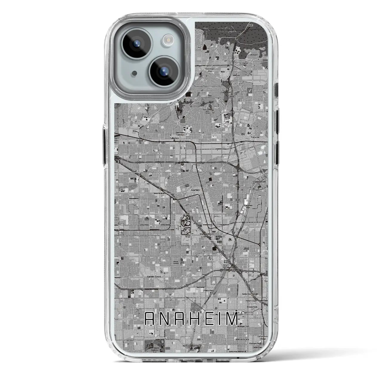 【アナハイム(アメリカ)】地図柄iPhoneケース(MagSafeタイプ)