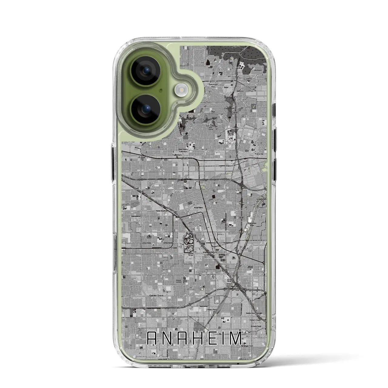 【アナハイム(アメリカ)】地図柄iPhoneケース(MagSafeタイプ)