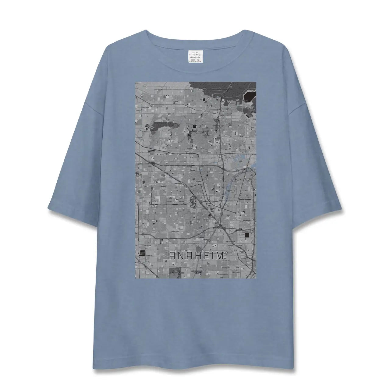 【アナハイム(アメリカ)】地図柄ビッグシルエットTシャツ