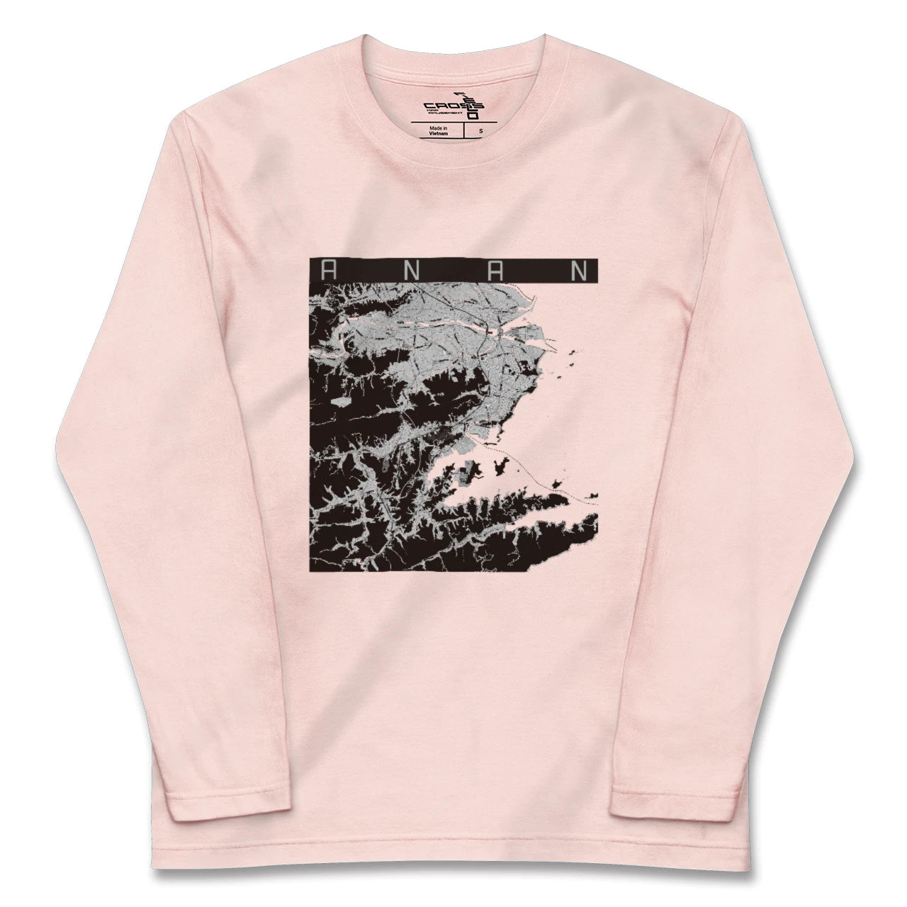 【阿南(徳島県)】地図柄ロングスリーブTシャツ