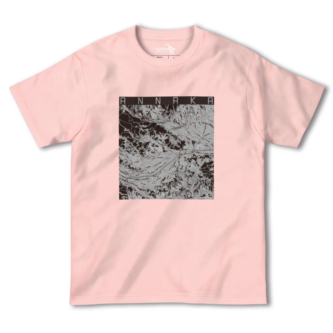 【安中(群馬県)】地図柄ヘビーウェイトTシャツ