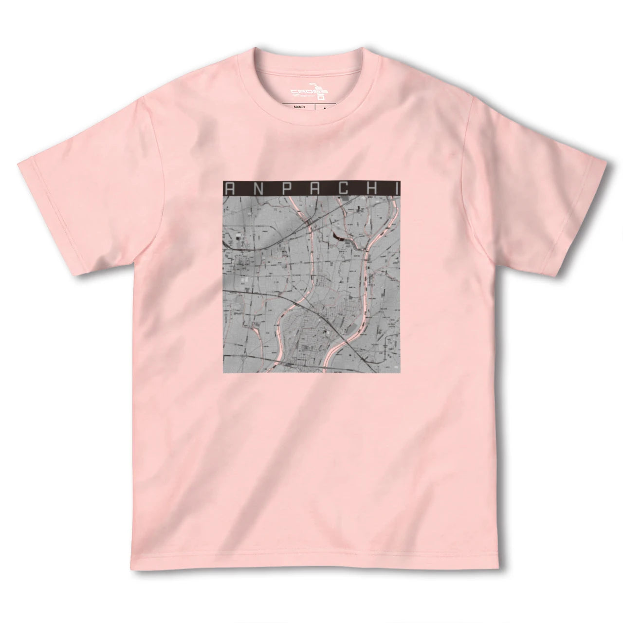 【安八(岐阜県)】地図柄ヘビーウェイトTシャツ