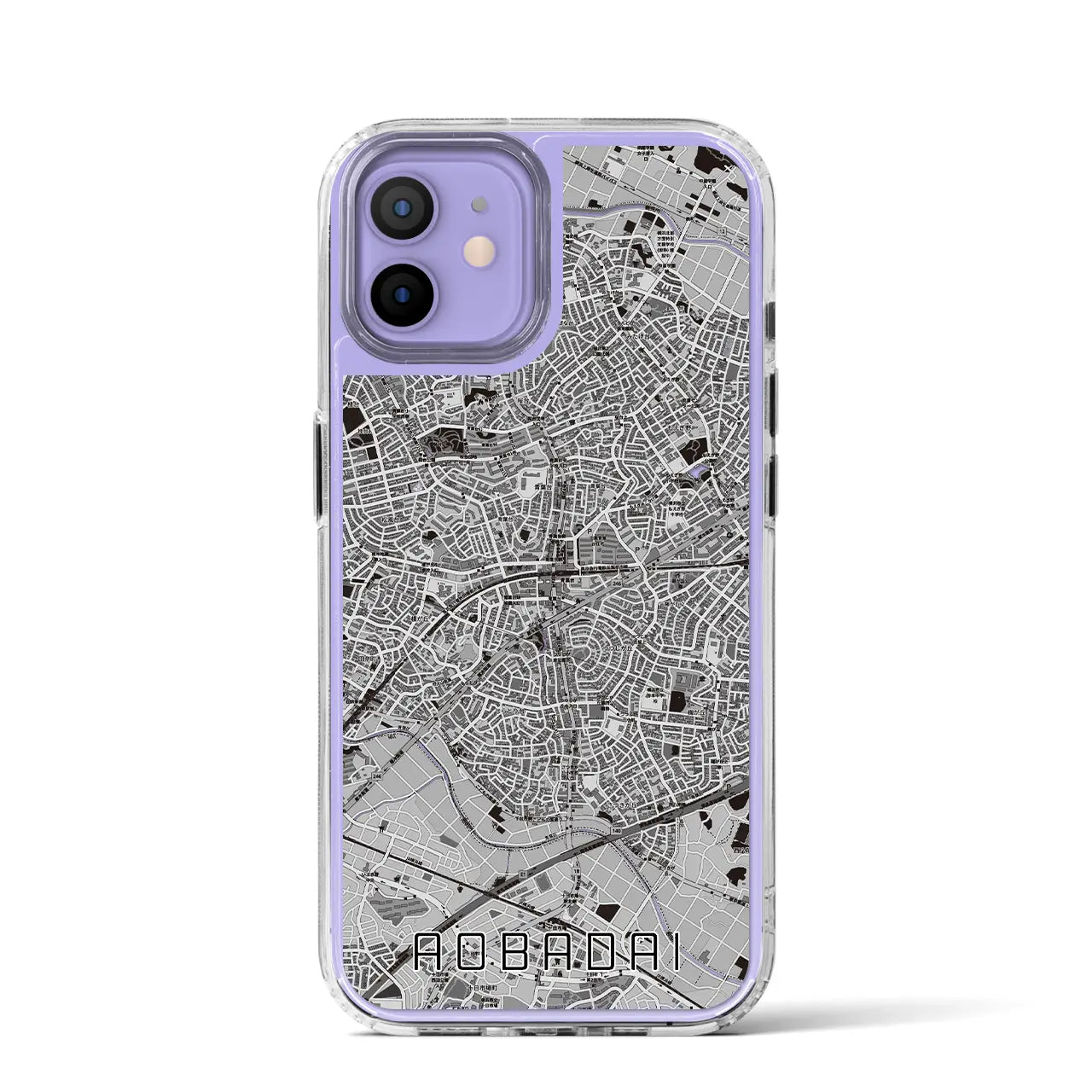 【青葉台(神奈川県)】地図柄iPhoneケース(MagSafeタイプ)