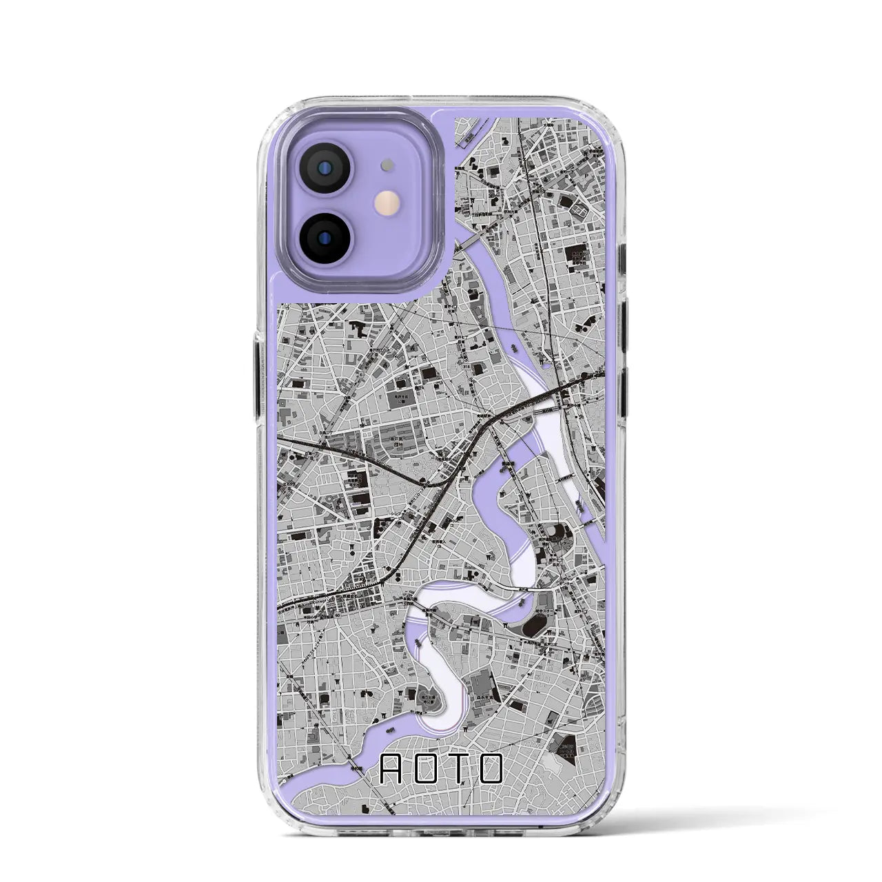 【青砥(東京都)】地図柄iPhoneケース(MagSafeタイプ)