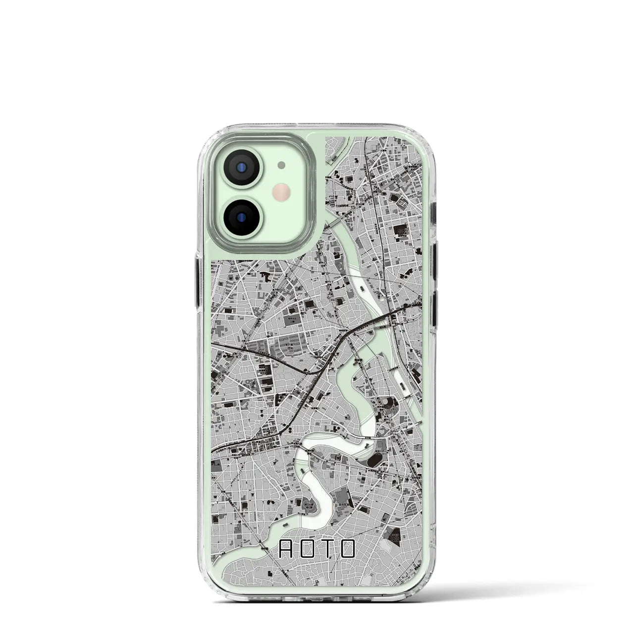 【青砥(東京都)】地図柄iPhoneケース(MagSafeタイプ)