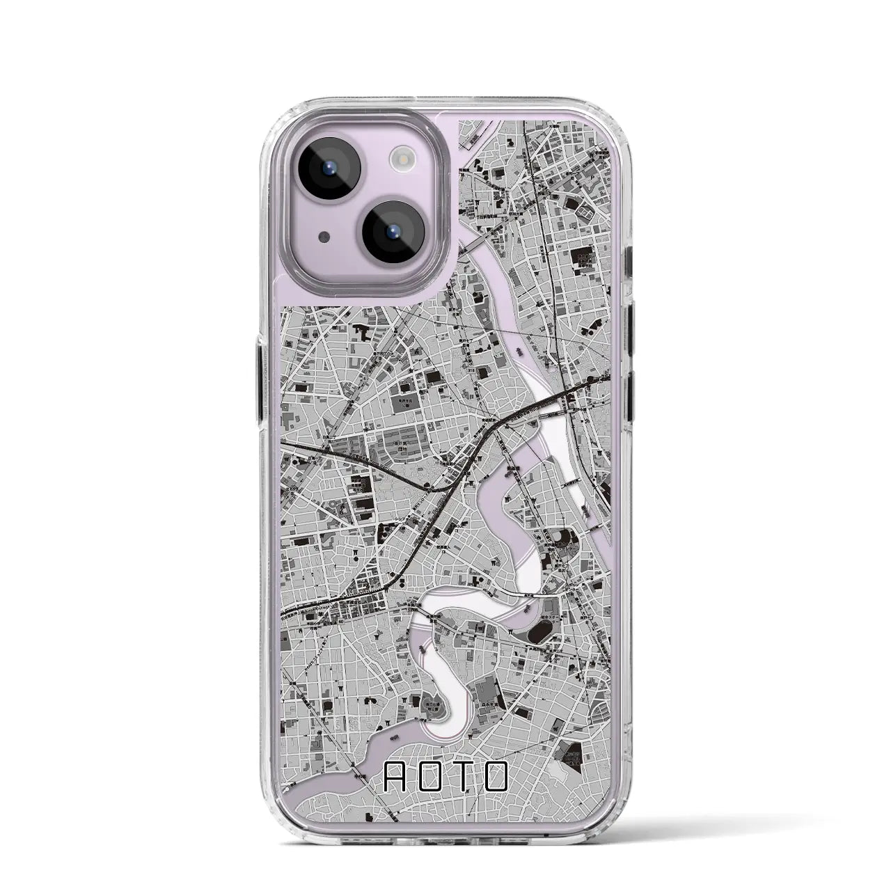 【青砥(東京都)】地図柄iPhoneケース(MagSafeタイプ)