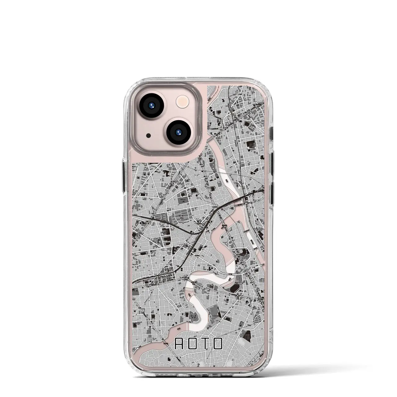 【青砥(東京都)】地図柄iPhoneケース(MagSafeタイプ)