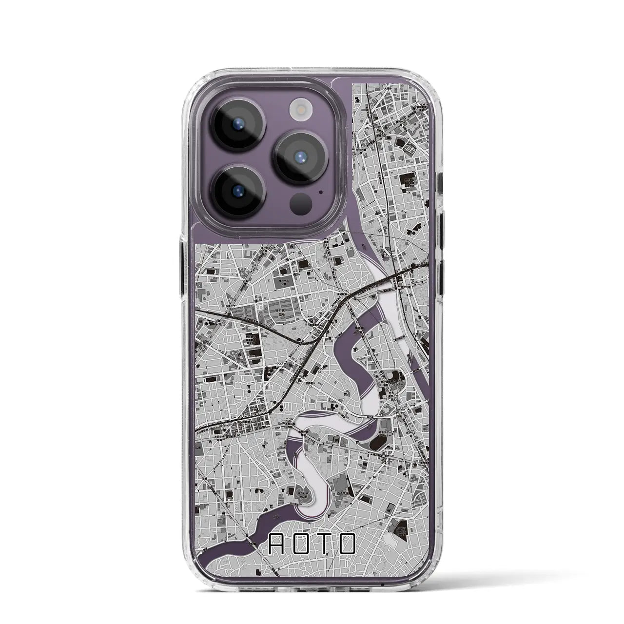 【青砥(東京都)】地図柄iPhoneケース(MagSafeタイプ)