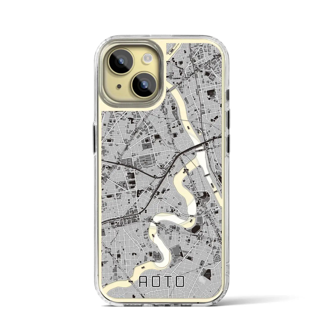 【青砥(東京都)】地図柄iPhoneケース(MagSafeタイプ)