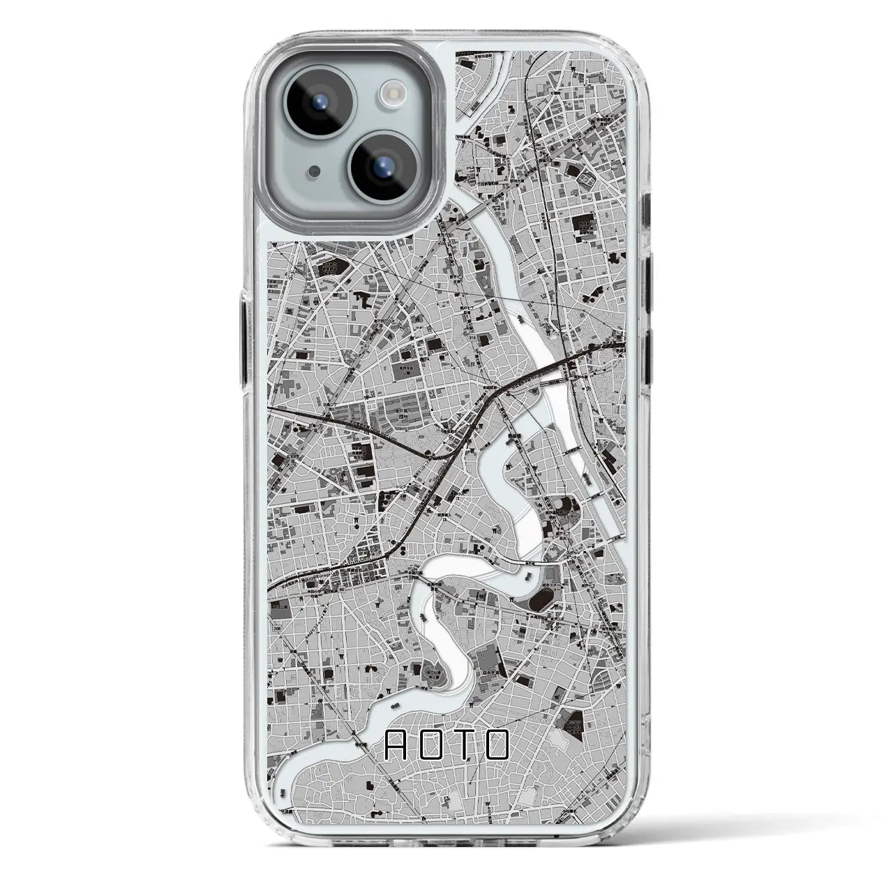 【青砥(東京都)】地図柄iPhoneケース(MagSafeタイプ)