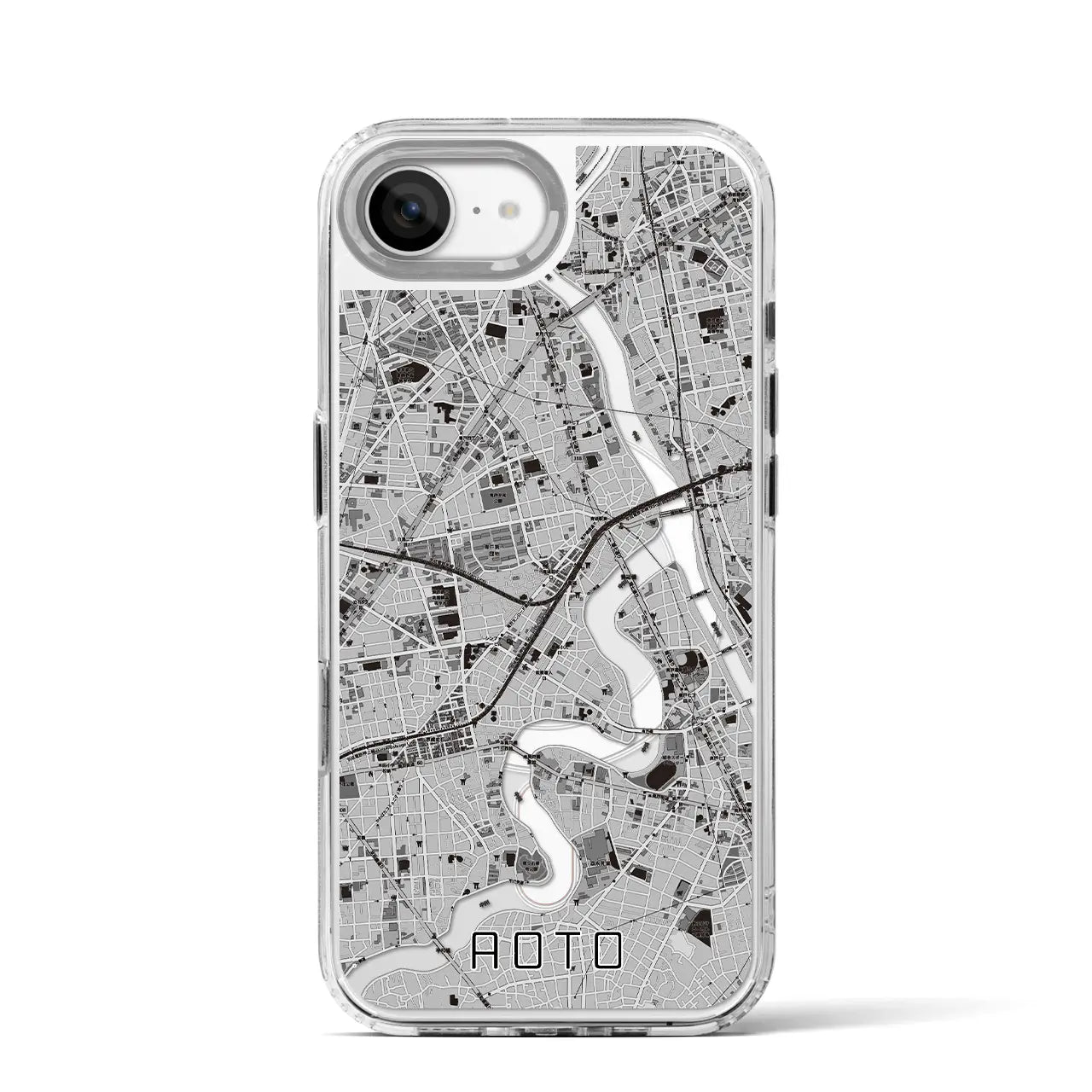 【青砥(東京都)】地図柄iPhoneケース(MagSafeタイプ)