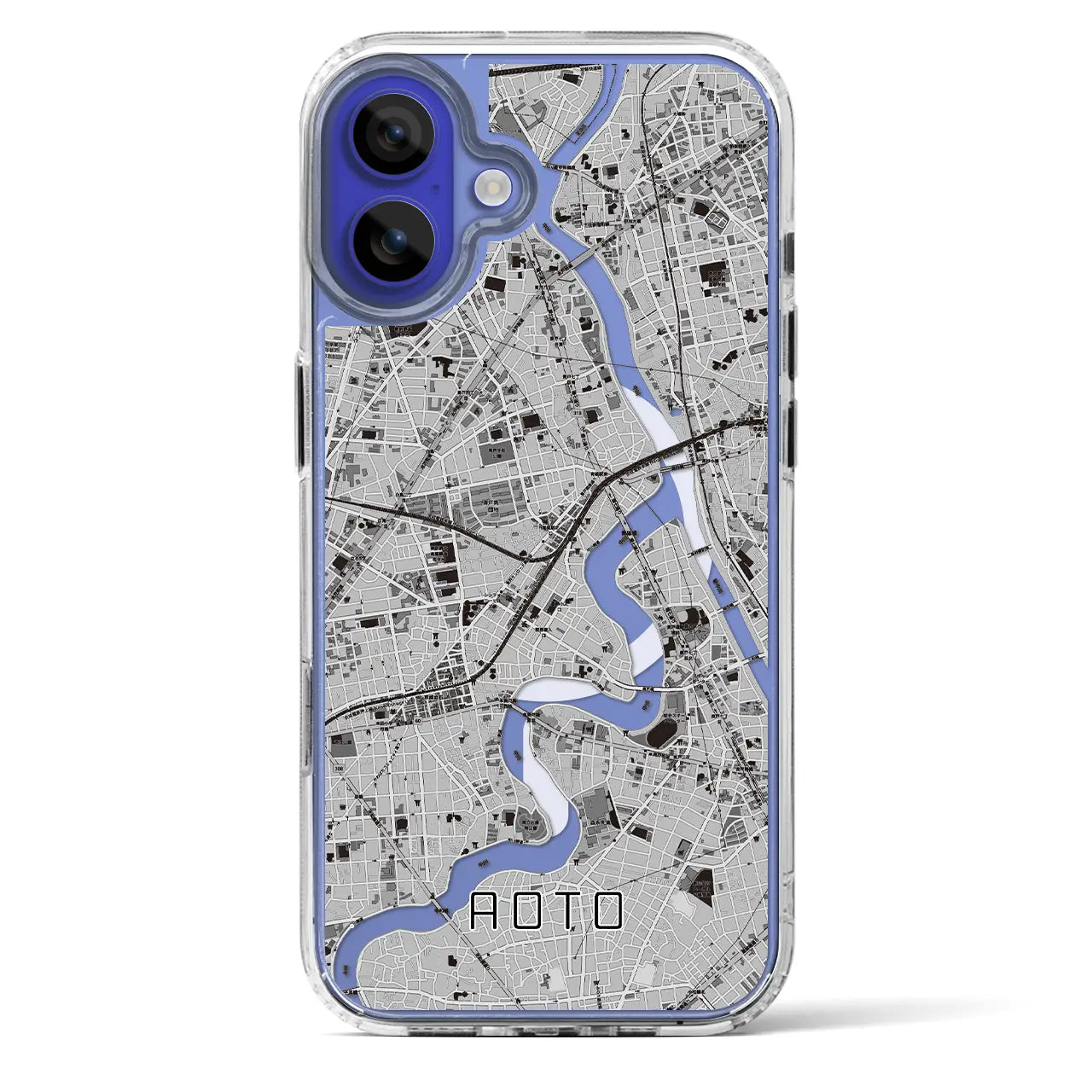 【青砥(東京都)】地図柄iPhoneケース(MagSafeタイプ)