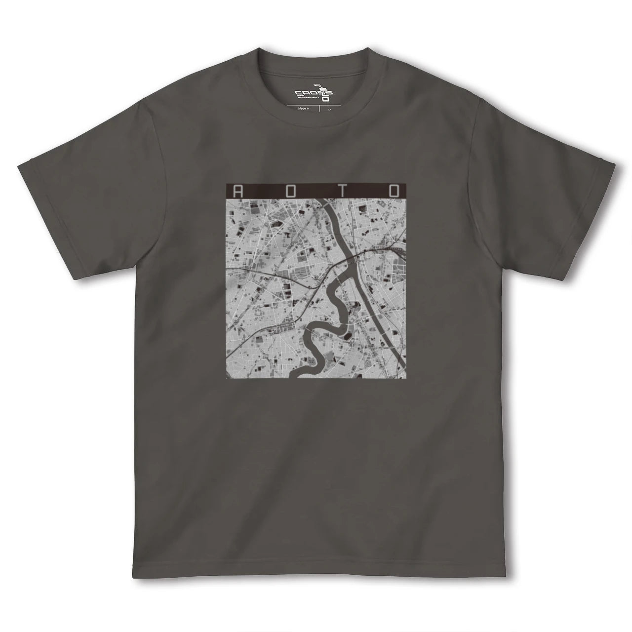 【青砥(東京都)】地図柄ヘビーウェイトTシャツ
