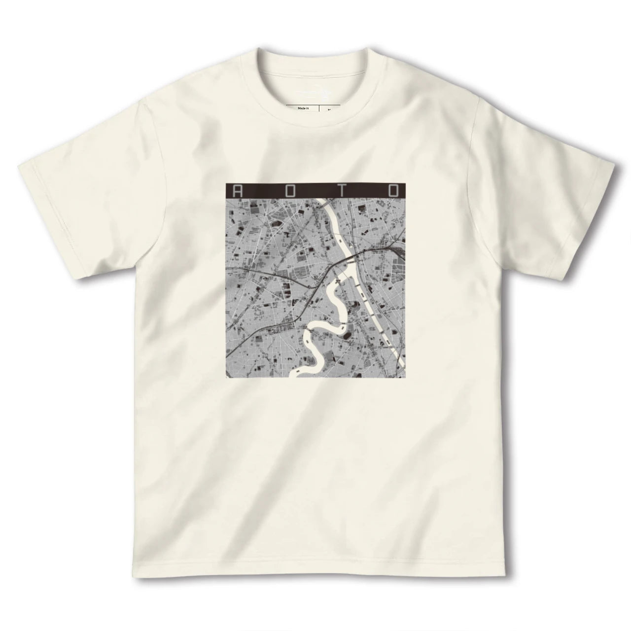 【青砥(東京都)】地図柄ヘビーウェイトTシャツ