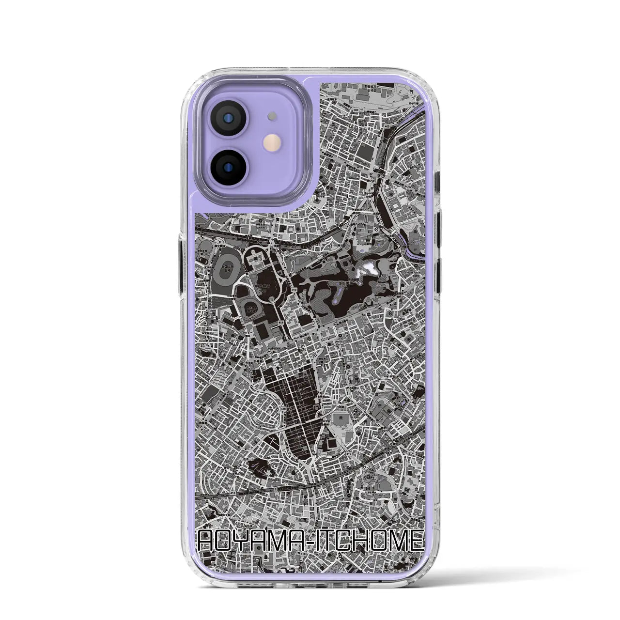 【青山一丁目(東京都)】地図柄iPhoneケース(MagSafeタイプ)