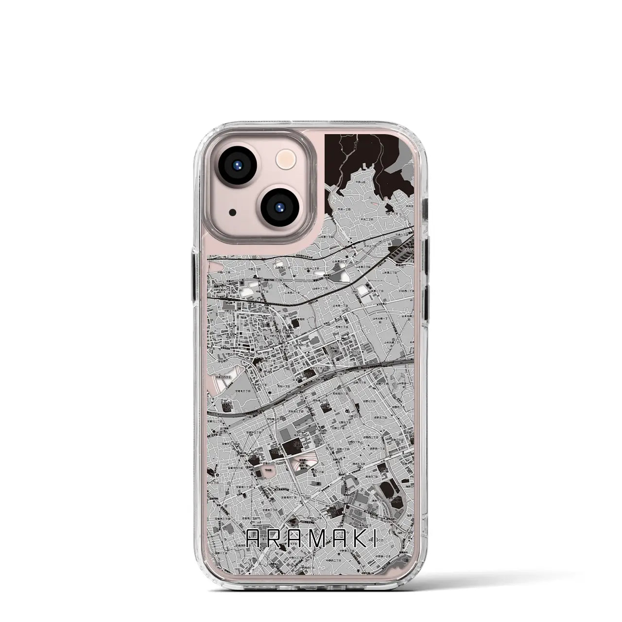 【荒牧(兵庫県)】地図柄iPhoneケース(MagSafeタイプ)