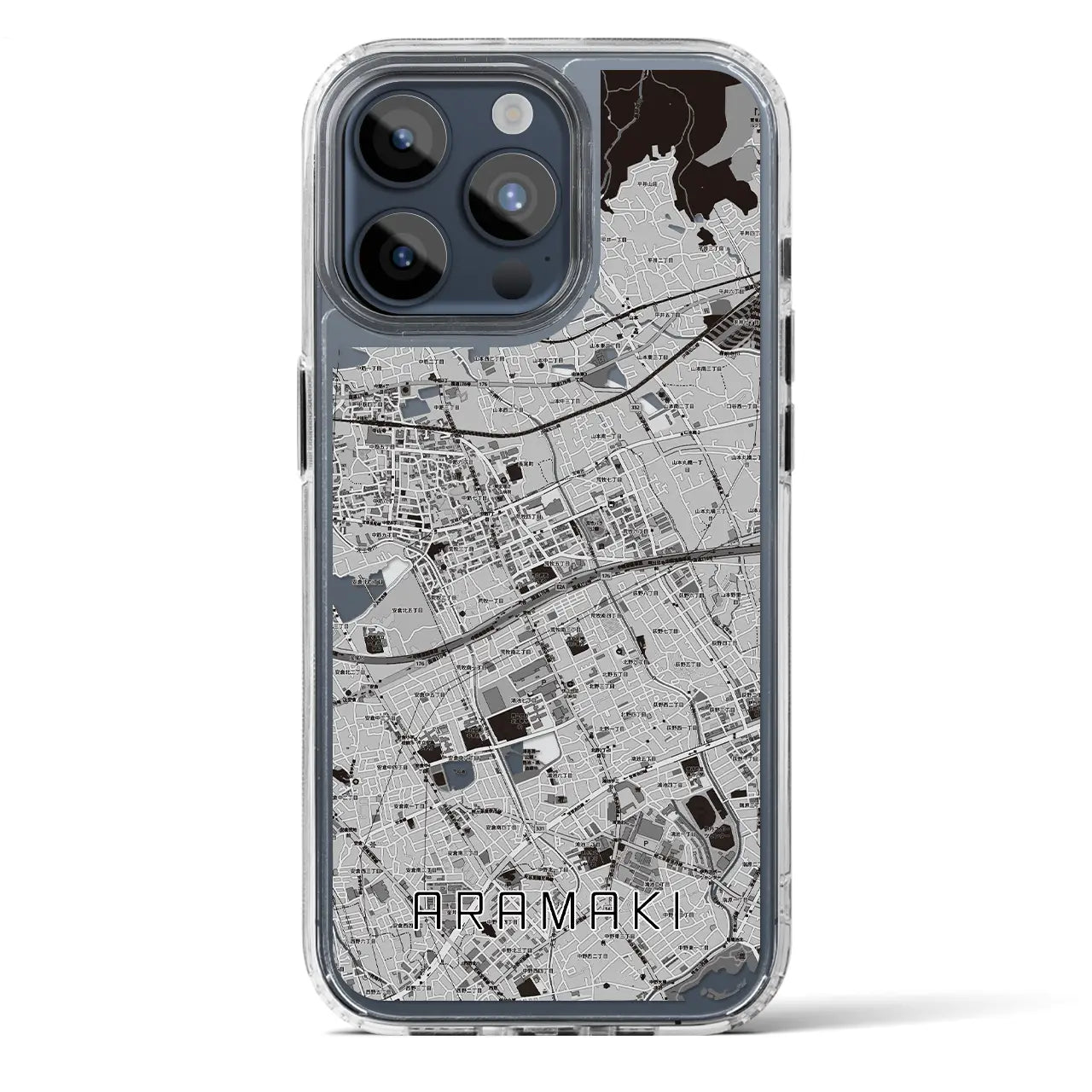 【荒牧(兵庫県)】地図柄iPhoneケース(MagSafeタイプ)