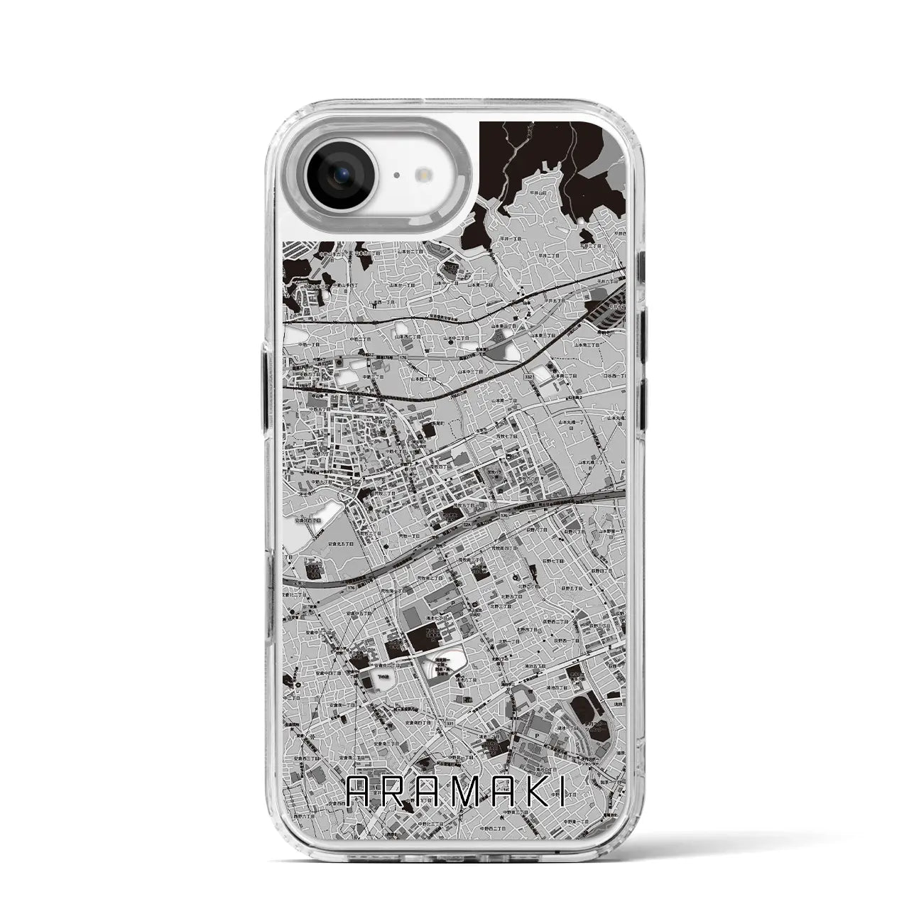 【荒牧(兵庫県)】地図柄iPhoneケース(MagSafeタイプ)