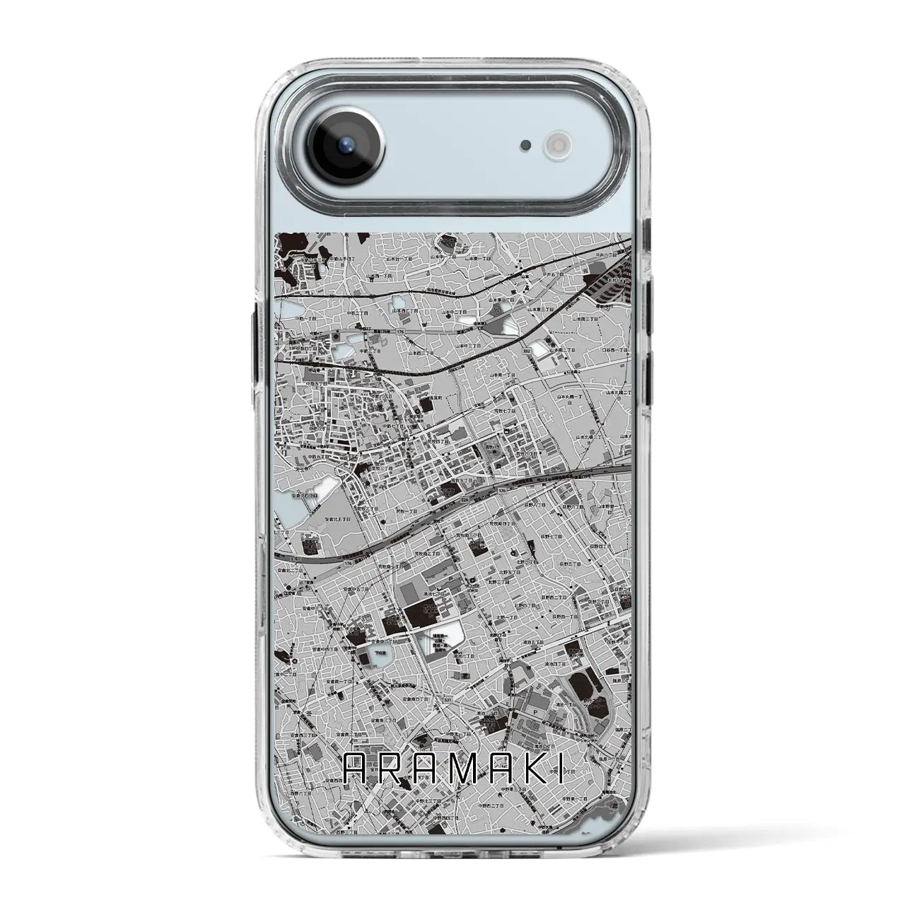 【荒牧(兵庫県)】地図柄iPhoneケース(MagSafeタイプ)