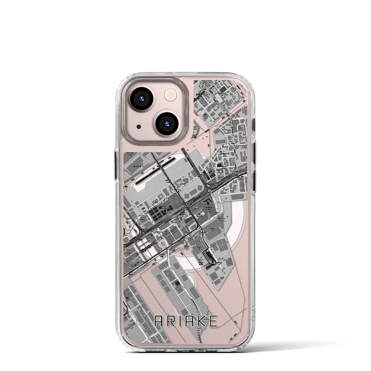 【有明(東京都)】地図柄iPhoneケース(MagSafeタイプ)