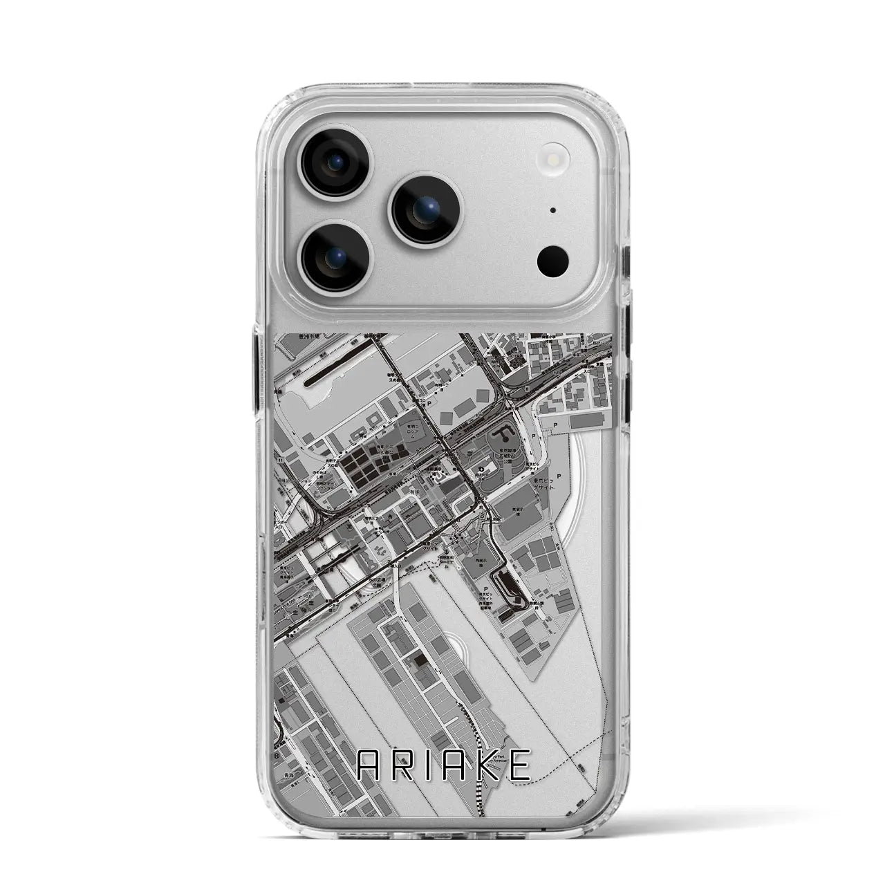 【有明(東京都)】地図柄iPhoneケース(MagSafeタイプ)