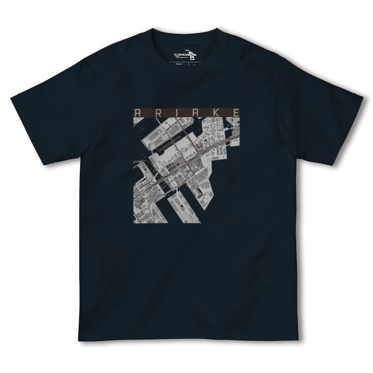 【有明(東京都)】地図柄ヘビーウェイトTシャツ