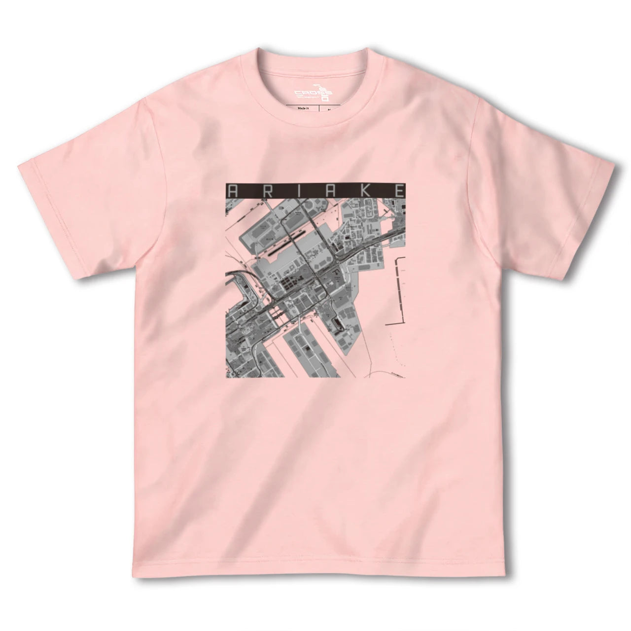 【有明(東京都)】地図柄ヘビーウェイトTシャツ