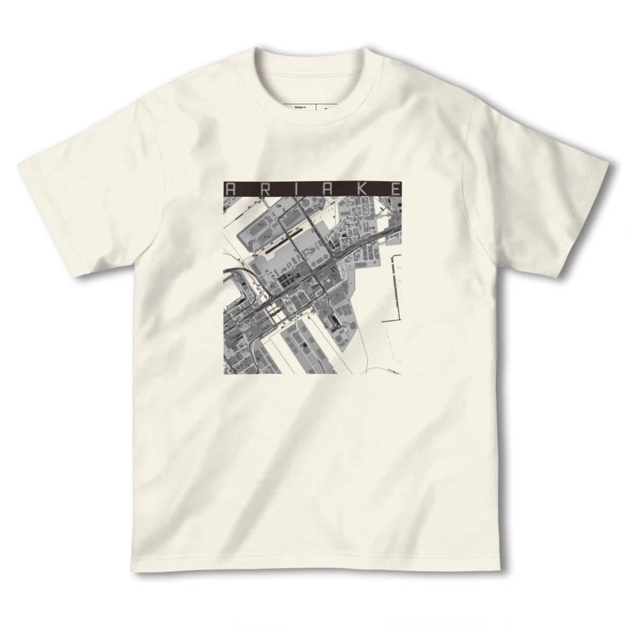 【有明(東京都)】地図柄ヘビーウェイトTシャツ