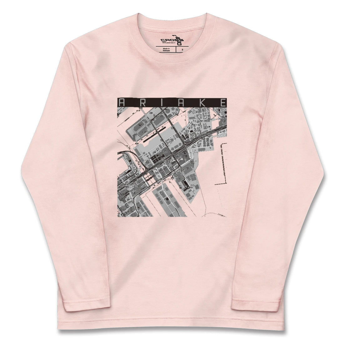 【有明(東京都)】地図柄ロングスリーブTシャツ