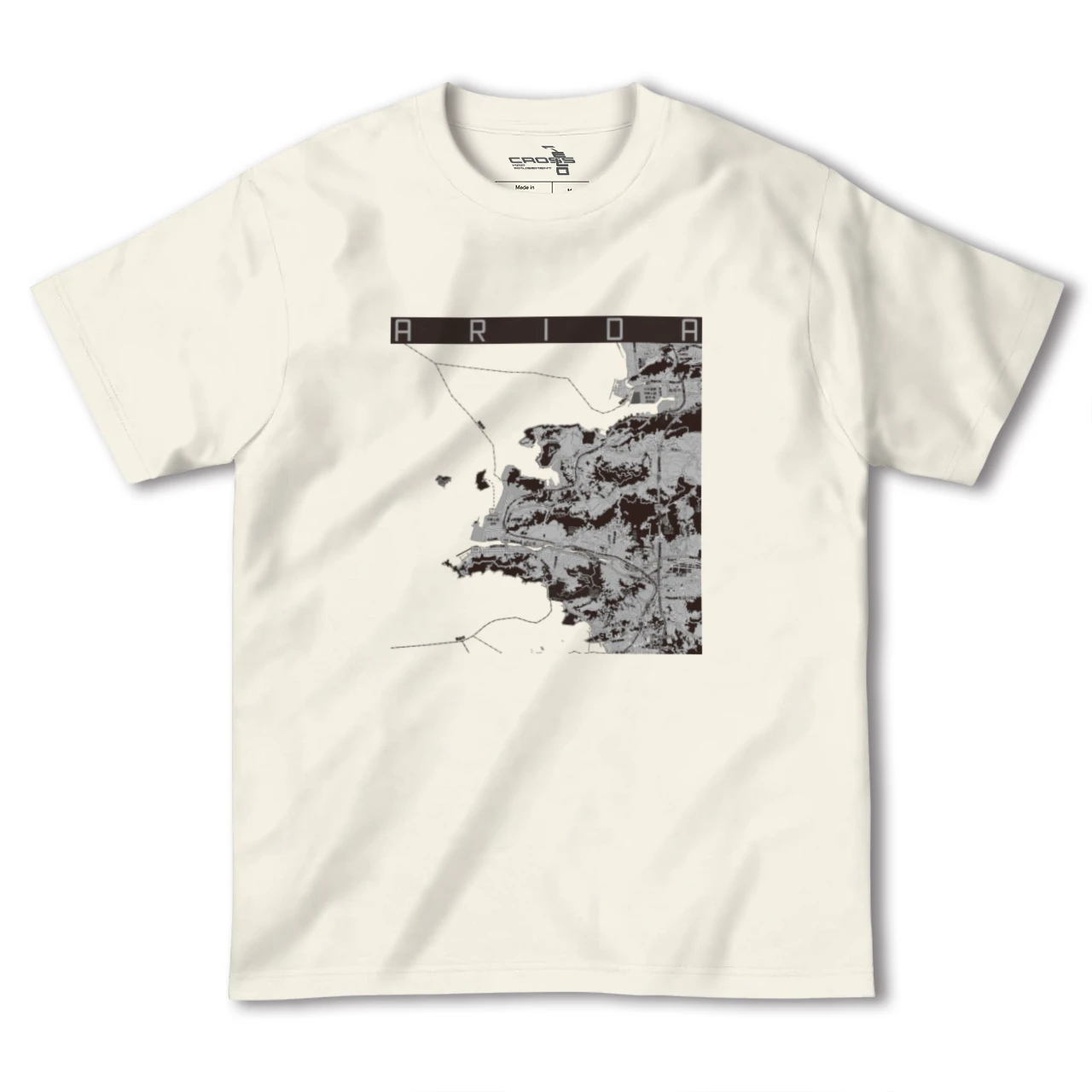 【有田(和歌山県)(和歌山県)】地図柄ヘビーウェイトTシャツ