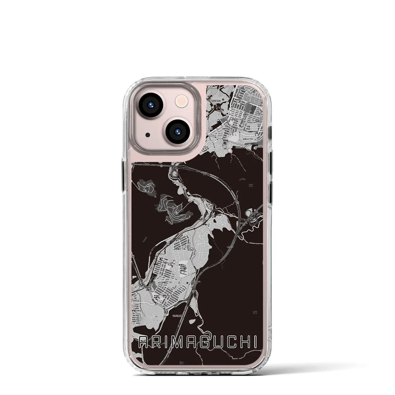 【有馬口(兵庫県)】地図柄iPhoneケース(MagSafeタイプ)