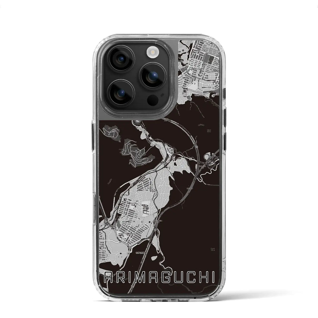 【有馬口(兵庫県)】地図柄iPhoneケース(MagSafeタイプ)