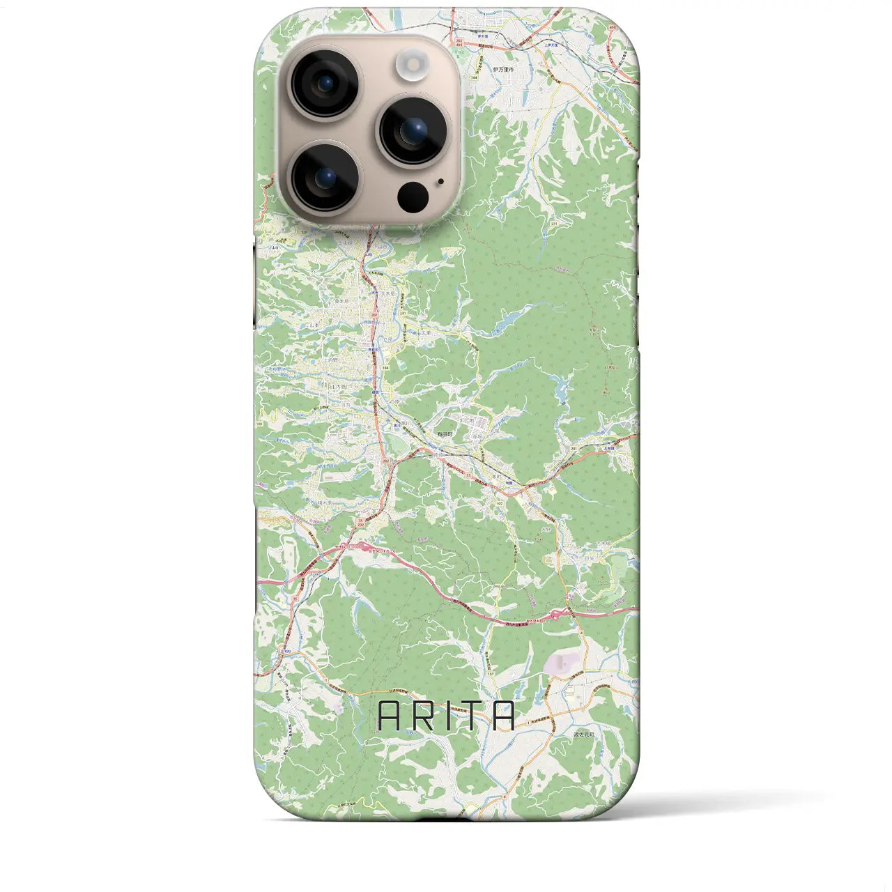 【有田(佐賀県)】地図柄iPhoneケース(バックカバータイプ)
