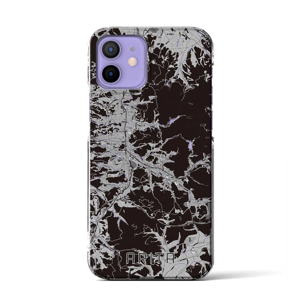 【有田(佐賀県)】地図柄iPhoneケース(クリアタイプ)