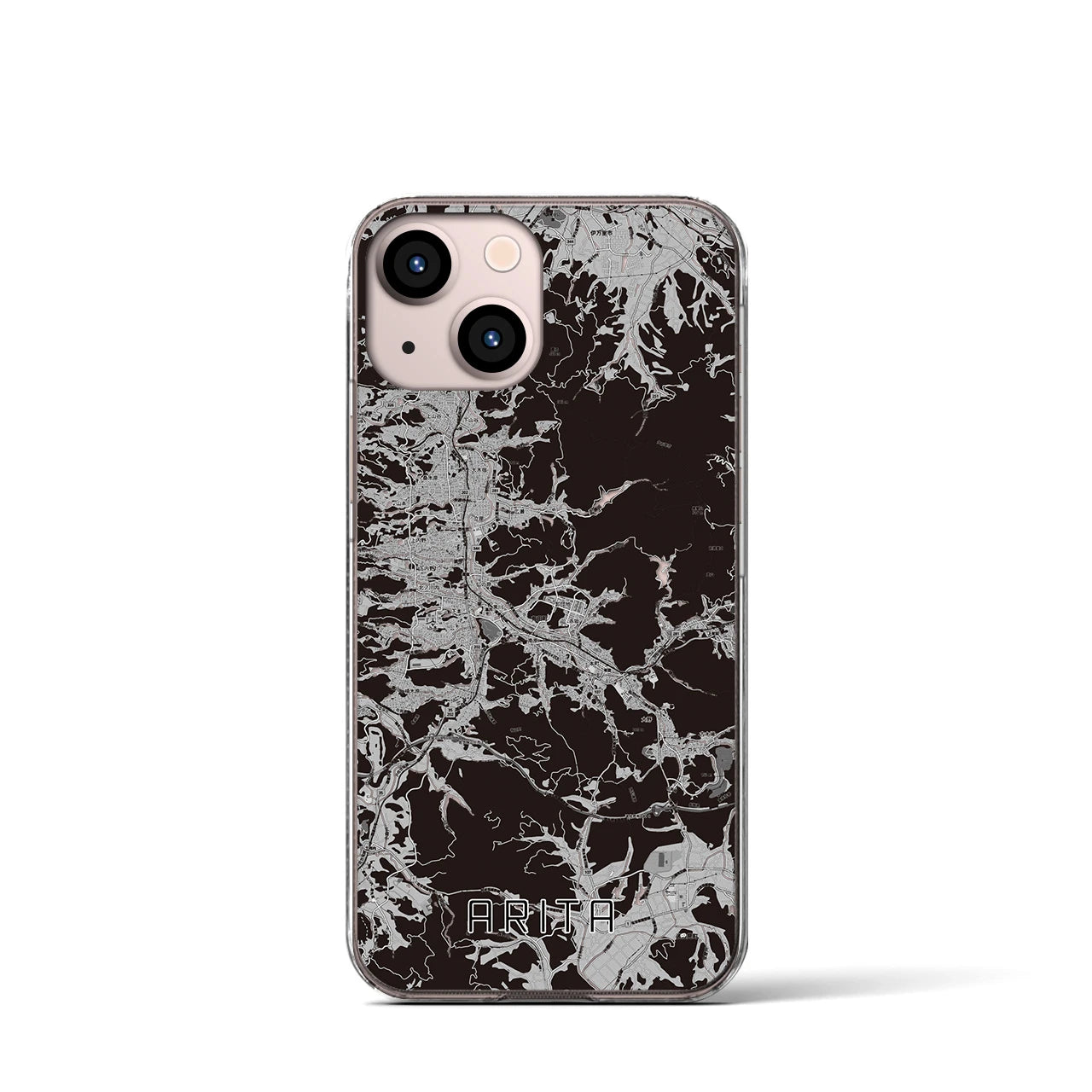 【有田(佐賀県)】地図柄iPhoneケース(クリアタイプ)