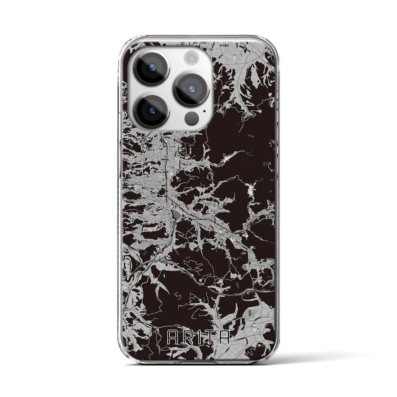 【有田(佐賀県)】地図柄iPhoneケース(クリアタイプ)