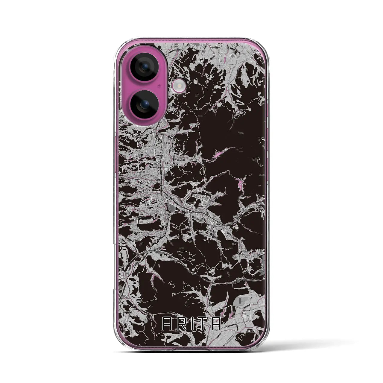 【有田(佐賀県)】地図柄iPhoneケース(クリアタイプ)