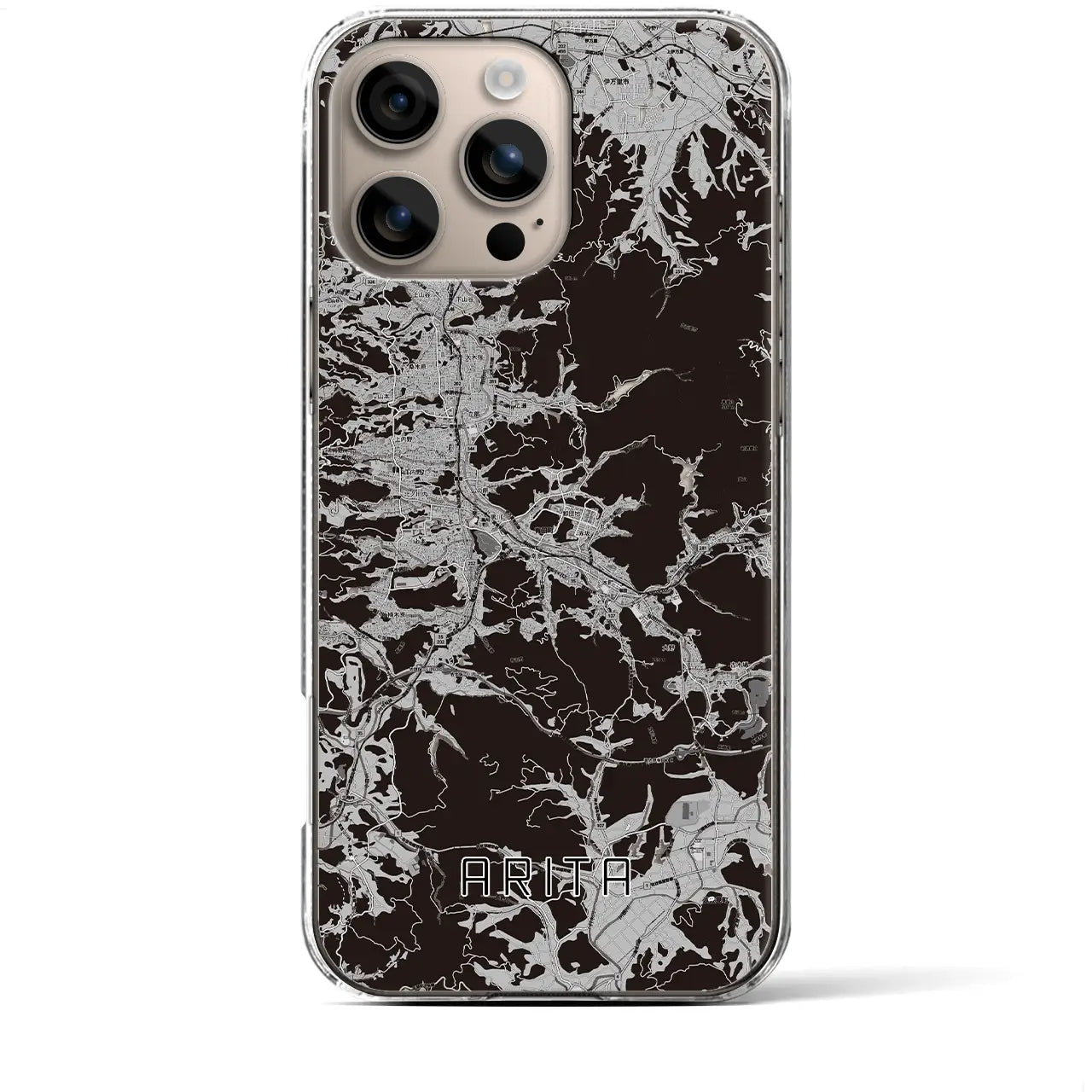 【有田(佐賀県)】地図柄iPhoneケース(クリアタイプ)