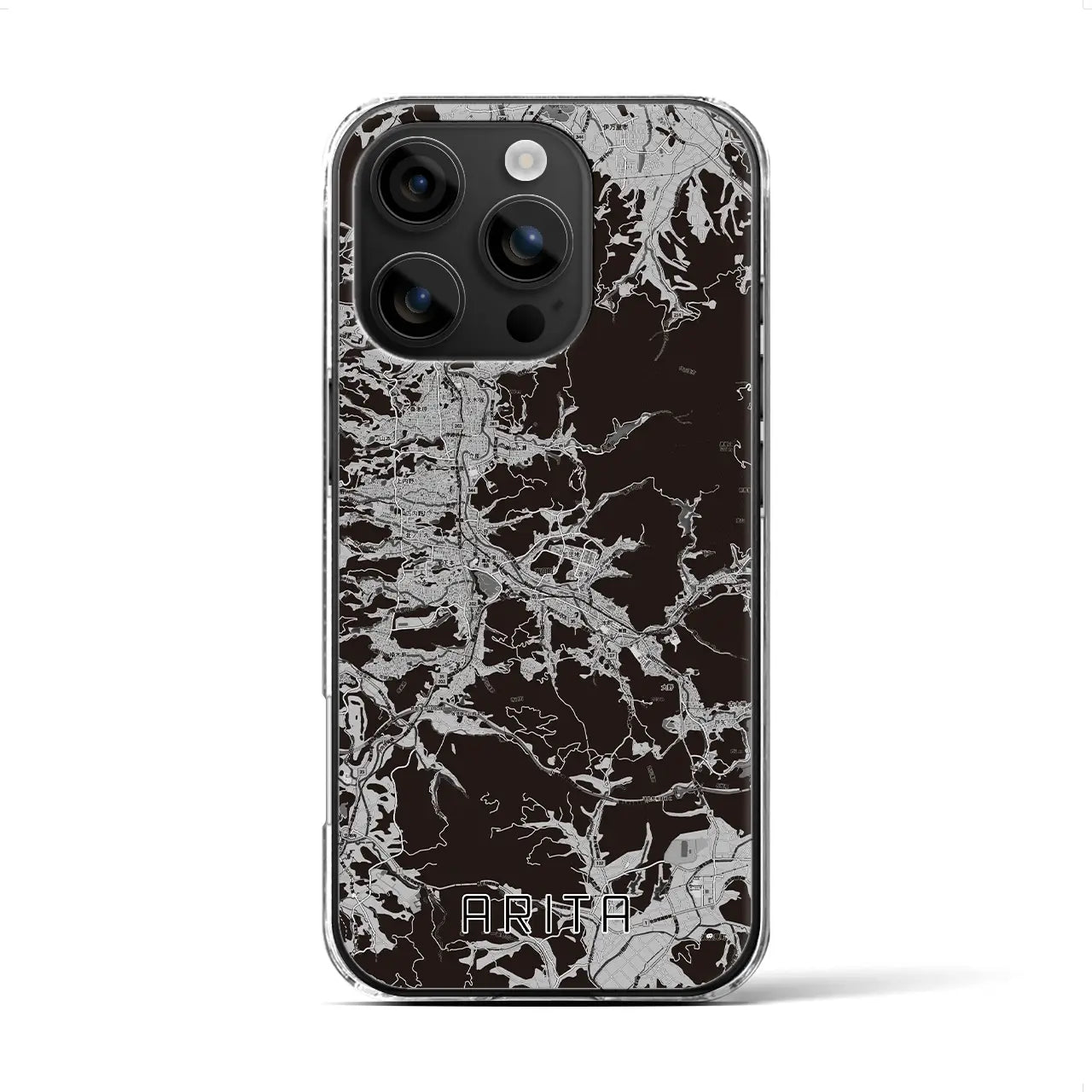 【有田(佐賀県)】地図柄iPhoneケース(クリアタイプ)