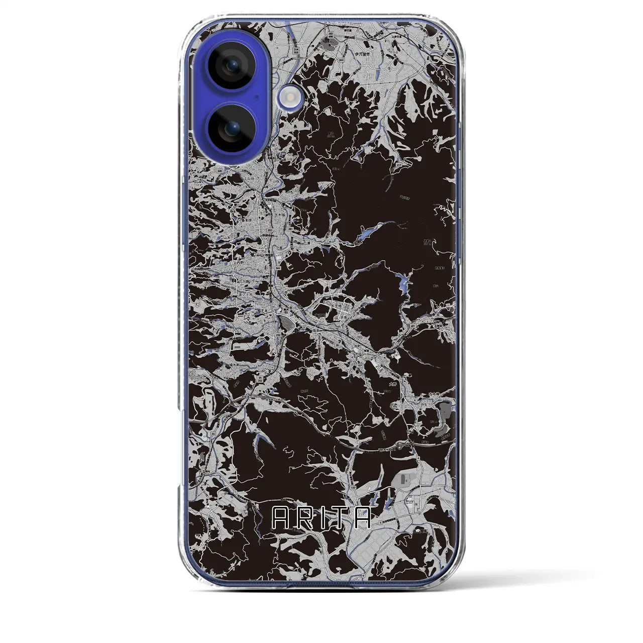 【有田(佐賀県)】地図柄iPhoneケース(クリアタイプ)