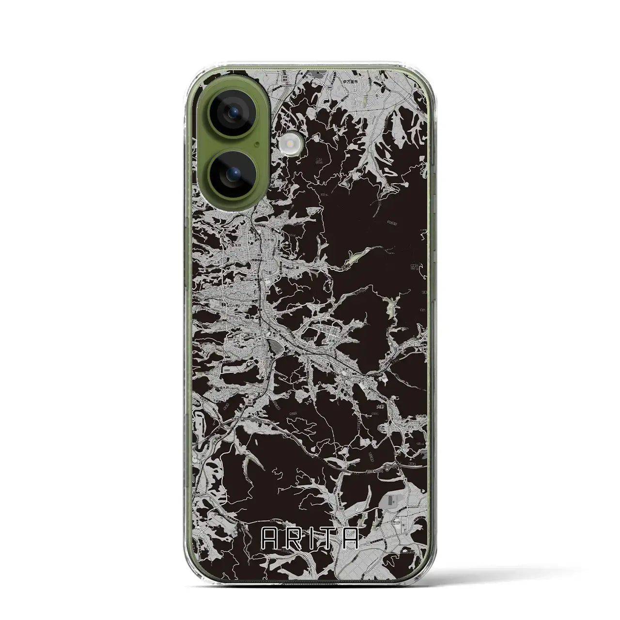 【有田(佐賀県)】地図柄iPhoneケース(クリアタイプ)