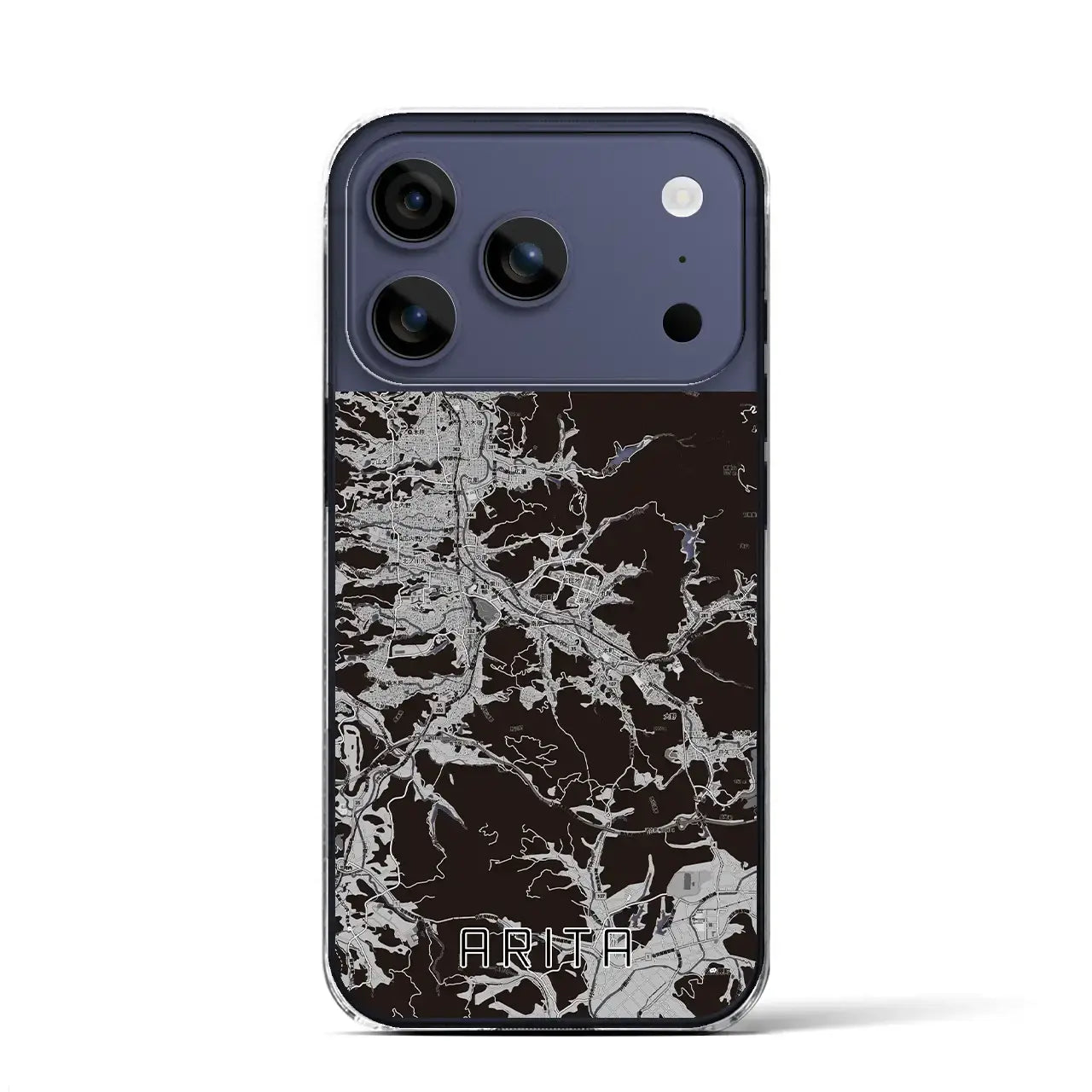 【有田(佐賀県)】地図柄iPhoneケース(クリアタイプ)