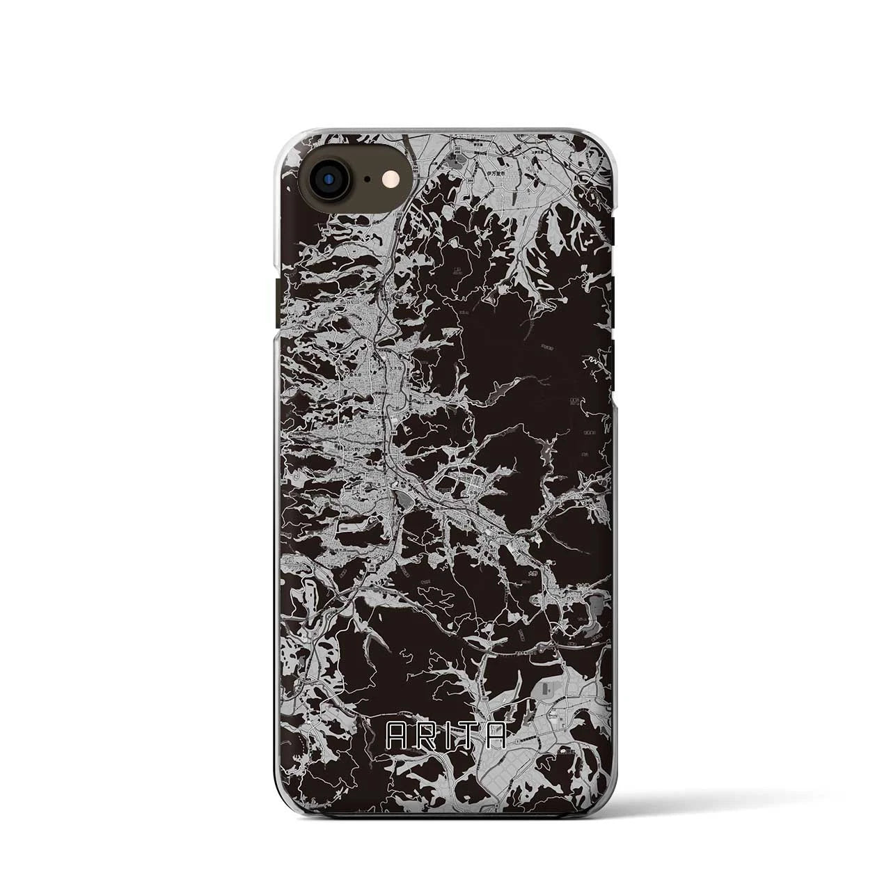 【有田(佐賀県)】地図柄iPhoneケース(クリアタイプ)