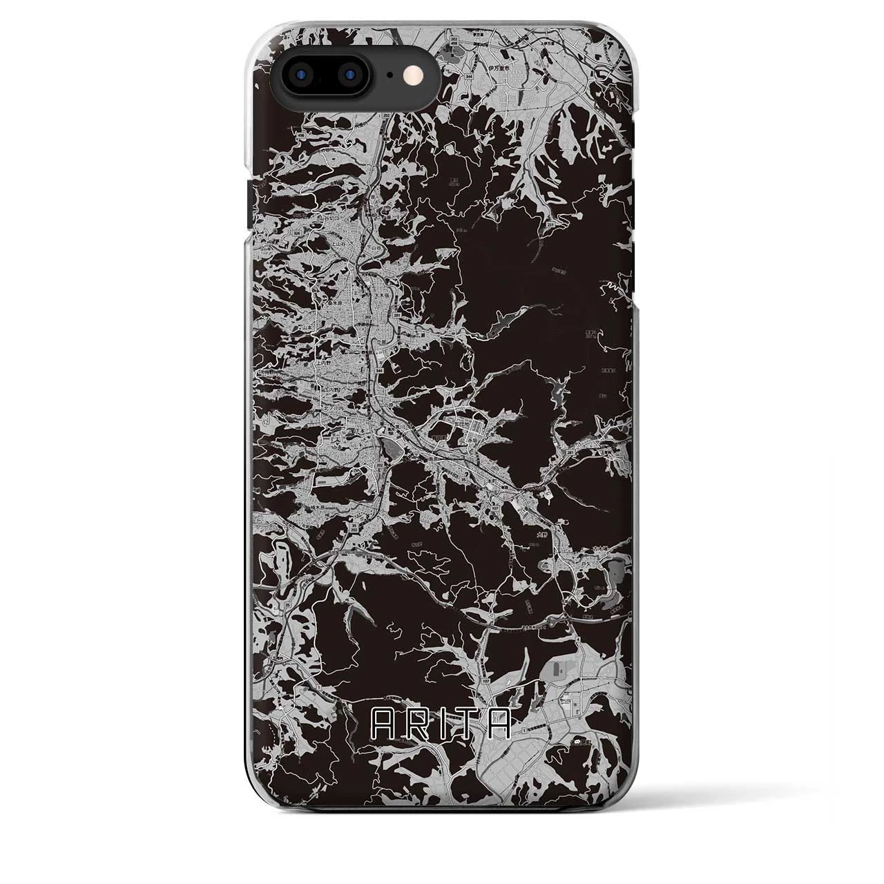 【有田(佐賀県)】地図柄iPhoneケース(クリアタイプ)