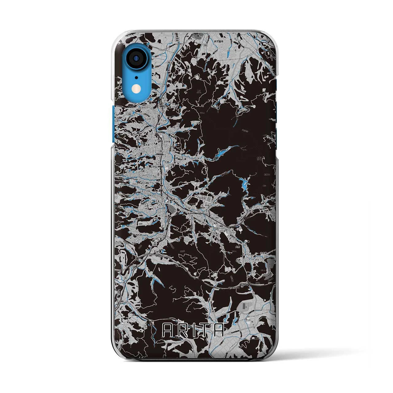 【有田(佐賀県)】地図柄iPhoneケース(クリアタイプ)