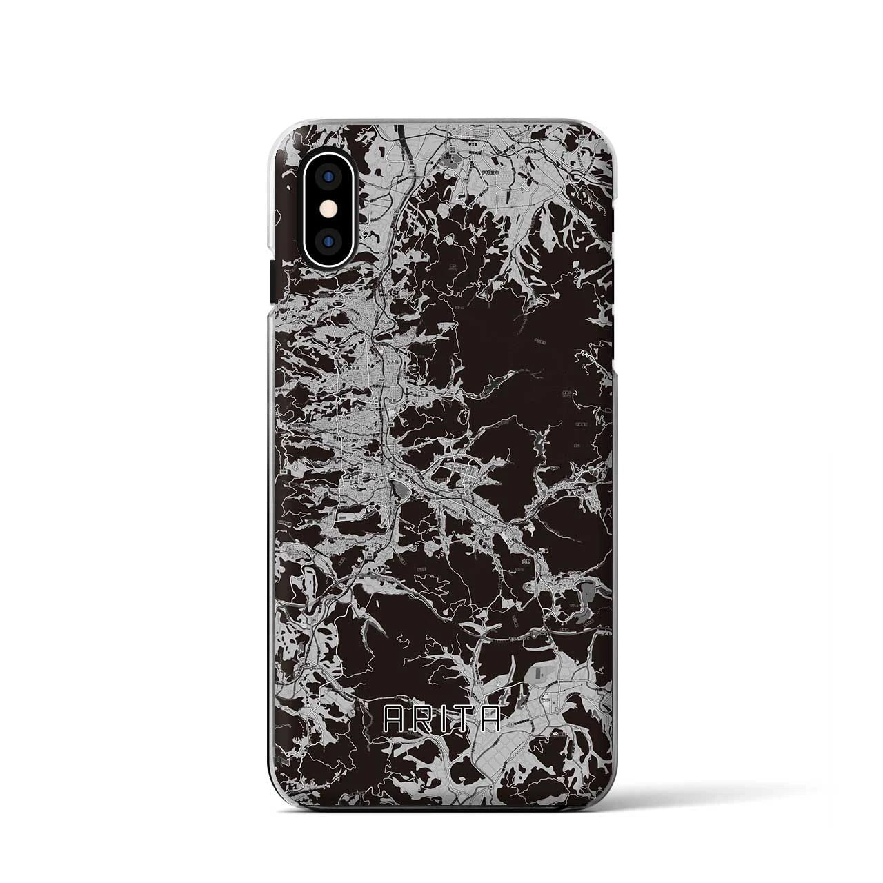 【有田(佐賀県)】地図柄iPhoneケース(クリアタイプ)