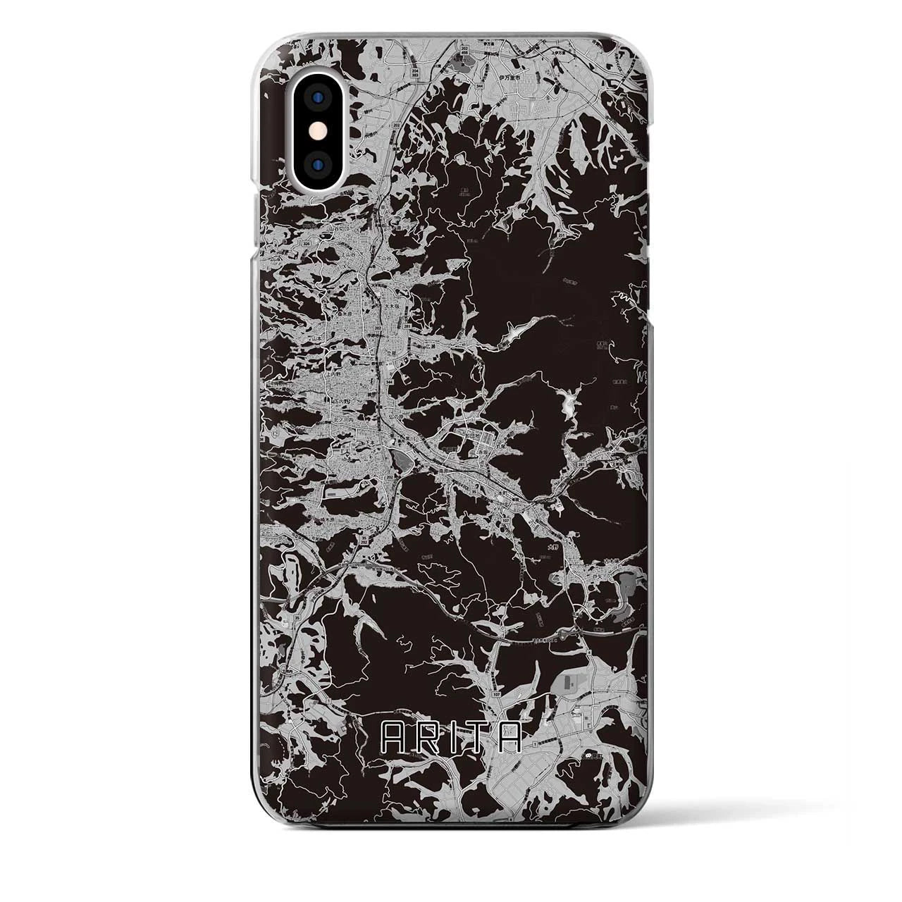 【有田(佐賀県)】地図柄iPhoneケース(クリアタイプ)