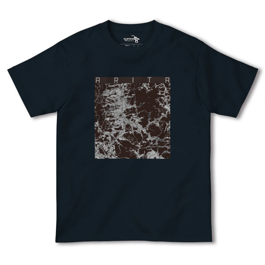 【有田(佐賀県)】地図柄ヘビーウェイトTシャツ